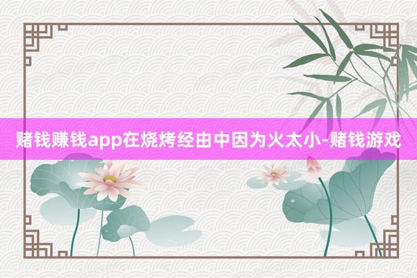 赌钱赚钱app在烧烤经由中因为火太小-赌钱游戏
