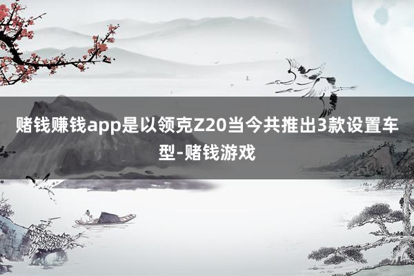 赌钱赚钱app是以领克Z20当今共推出3款设置车型-赌钱游戏