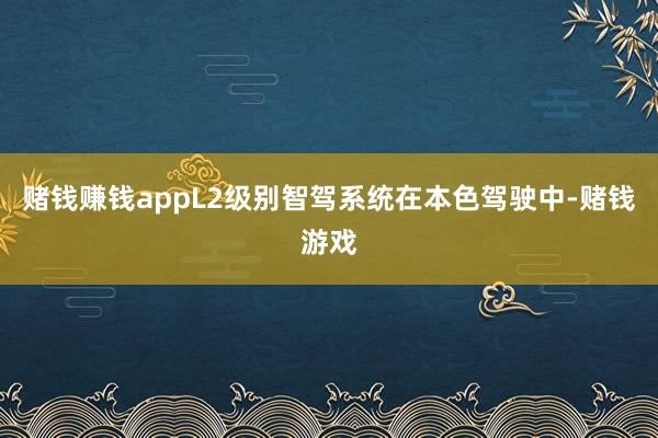 赌钱赚钱appL2级别智驾系统在本色驾驶中-赌钱游戏 赌钱赚钱appL2级别智驾系统在本色驾驶中-赌钱游戏