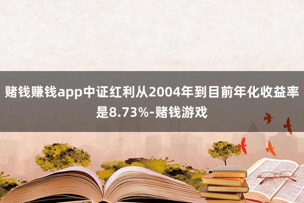 赌钱赚钱app中证红利从2004年到目前年化收益率是8.73%-赌钱游戏