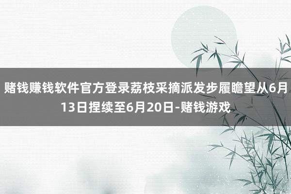 赌钱赚钱软件官方登录荔枝采摘派发步履瞻望从6月13日捏续至6月20日-赌钱游戏